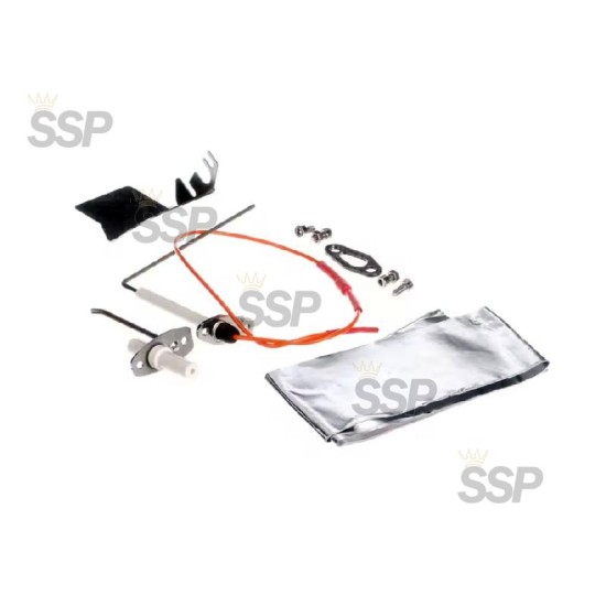 Ignition spark plug with ground  electrode