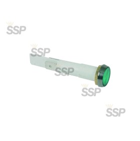 Signal green lamp Ø 15 mm 230V