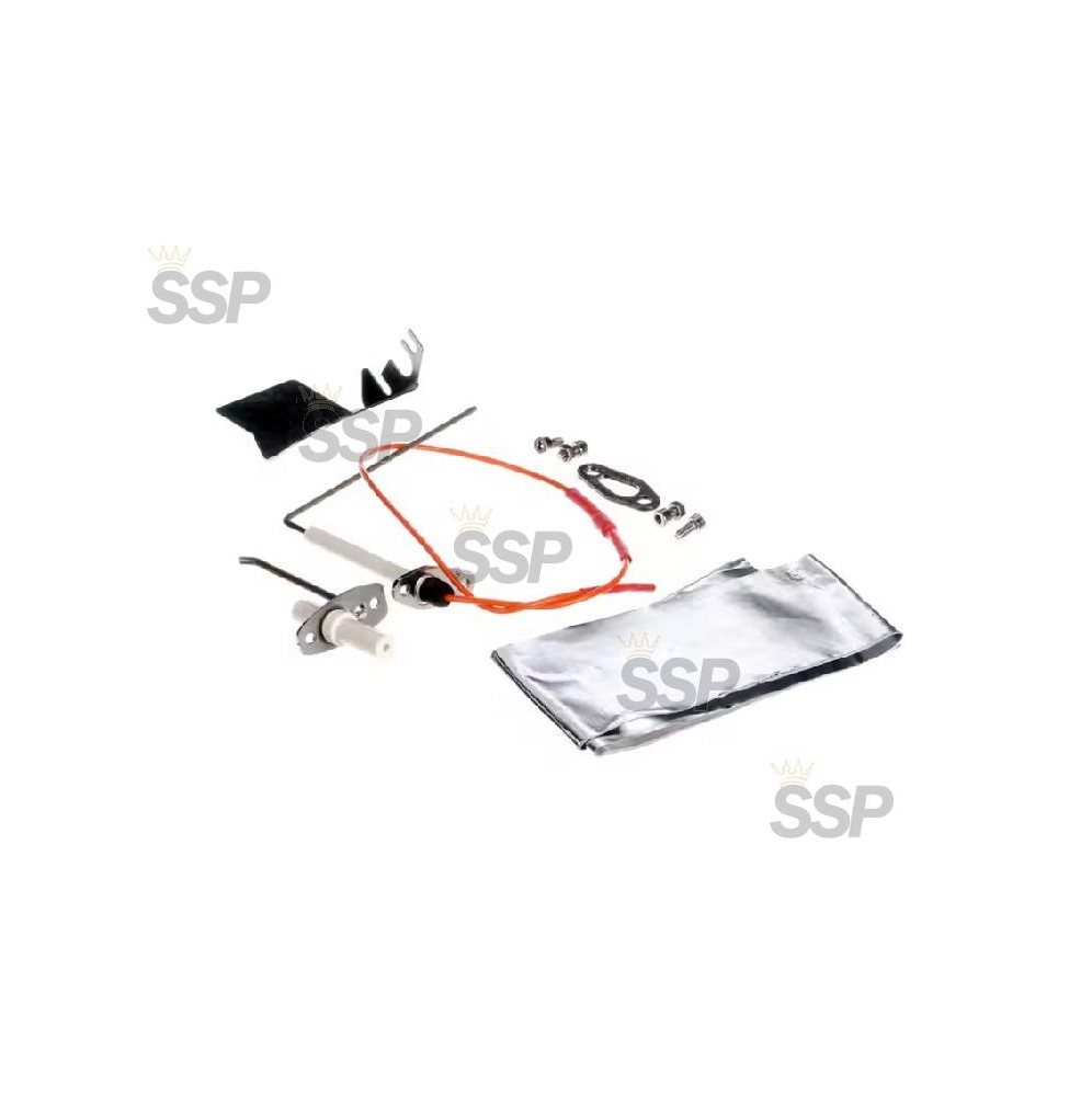 Ignition spark plug with ground  electrode