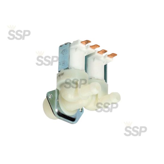 Solenoid valve 2 ways 180° 200/240V -  50/60Hz