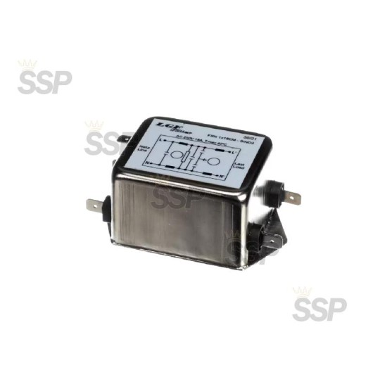 FILTRO RFI 1X18A / 250VAC, 18A